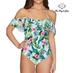 Arizona Jean Co. Junior's Floral One Piece Size L